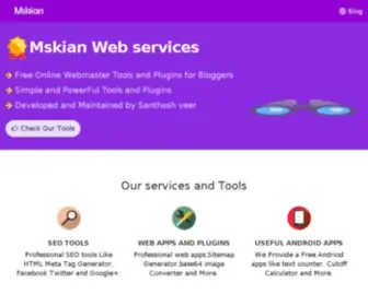 Mskian.com(Mskian Web tools) Screenshot