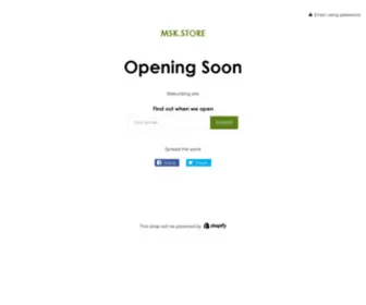 MSK.store(–) Screenshot