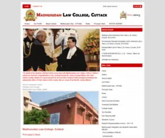 Mslawcollege.org(Madhusudan Law College) Screenshot
