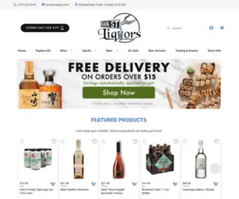 Msliquor.com(Main Street Liquors) Screenshot