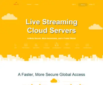 MsliveCDN.com(Live Streaming Cloud Servers) Screenshot