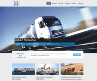 Mslogistic.in(M S Logistic) Screenshot