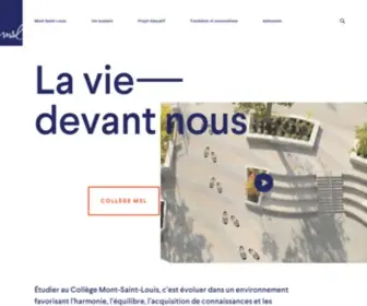 MSL.qc.ca(Collège Mont) Screenshot