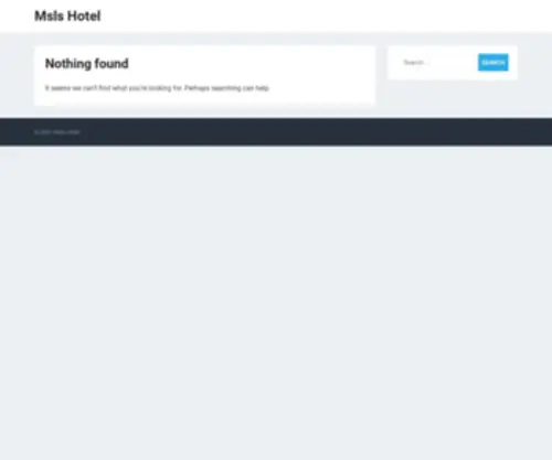 MSLshotel.com(岷山拉萨大酒店) Screenshot