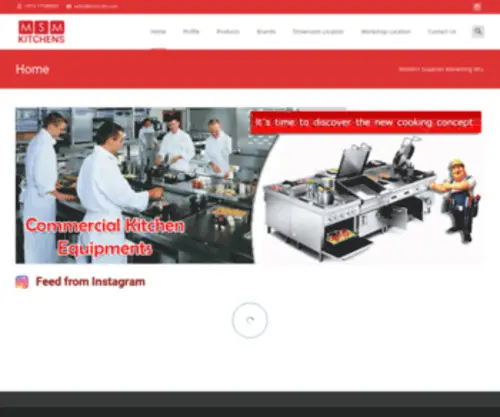 MSM-BH.com(Commercial Kitchen Equipments) Screenshot