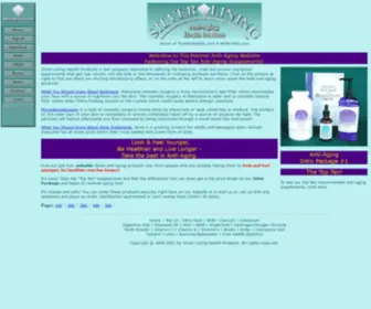 MSM-HGH.com(MSM, HGH, and anti-aging/longevity products) Screenshot