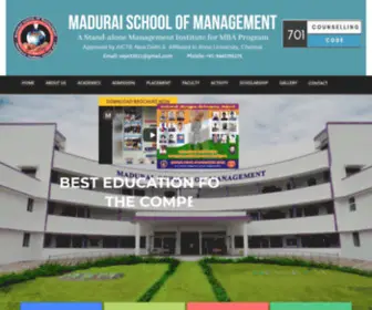 MSM-TN.in(Madurai School Of Management) Screenshot