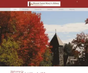 Msmabbey.org(Mount Saint Mary's Abbey) Screenshot