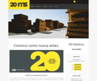 Msmaderas.com.ar(Maderas córdoba) Screenshot