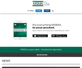 Msmaweb.com(MSMA) Screenshot