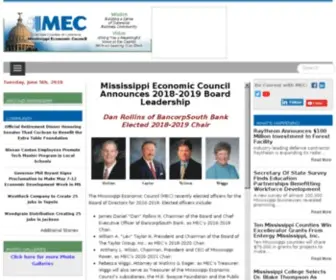 Msmec.com(Mississippi Economic Council) Screenshot