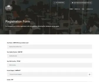 Msmeonlineregistration.org(Online Uodyog Aadhar & MSME Certification) Screenshot