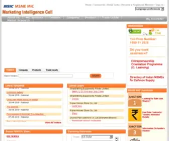 Msmeresearch.com(MSME MIC India) Screenshot