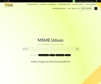 Msmeudaan.com(MSME Udaan) Screenshot