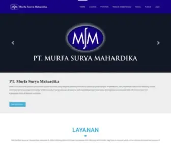 MSMgroup.co.id(Murfa Surya Mahardika) Screenshot