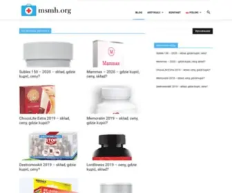 MSMH.org(Home PL) Screenshot