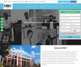 Msmindia.org(Best business school) Screenshot