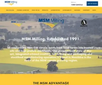 MSmmilling.com.au(MSM Milling) Screenshot