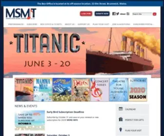 MSMT.org(Maine State Music Theatre) Screenshot