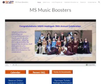 Msmusicboosters.org(MS Music Boosters) Screenshot