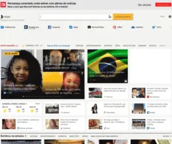 MSN.com.br(MSN Brasil) Screenshot