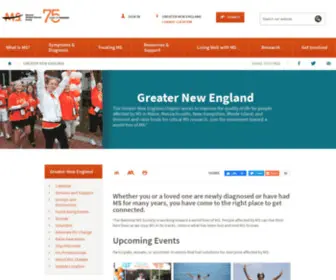 Msnewengland.org(Greater New England) Screenshot