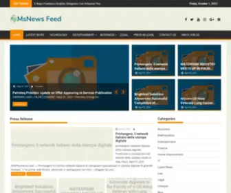 Msnewsfeed.com(MS News Feed) Screenshot