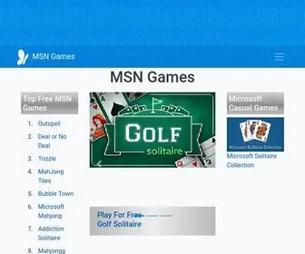 MSngames.online(MSN games) Screenshot