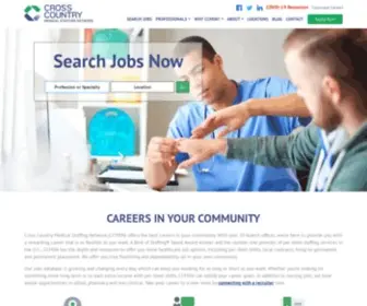 MSnhealth.com(Cross Country Medical Staffing Network) Screenshot