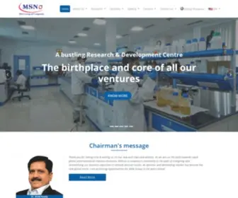 MSnlabs.com(Leading Pharmaceutical company) Screenshot