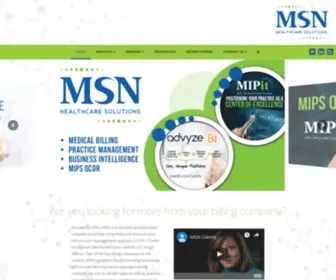 MSNLLC.com(MSN Healthcare Solutions) Screenshot