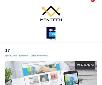 MSntech.co(MSN TECH) Screenshot