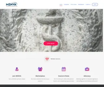 MSnva.org(Medical Society of Northern Virginia) Screenshot