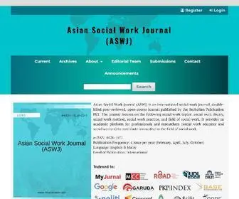 Msocialwork.com(Asian Social Work Journal) Screenshot