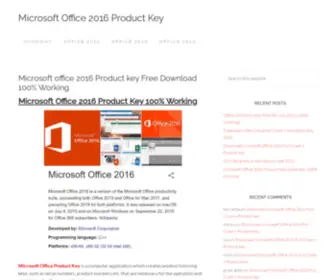 Msoffice2016Productkey.org(Microsoft office 2016 Product key Free Download 100% Working) Screenshot