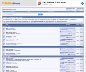 Msofficeforums.com(Microsoft Office Forums) Screenshot