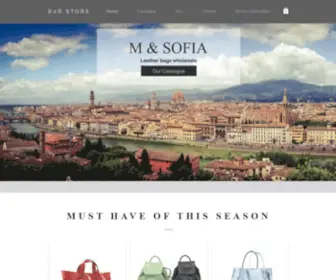 Msofiaborse.com(Genuine Leather Bags) Screenshot