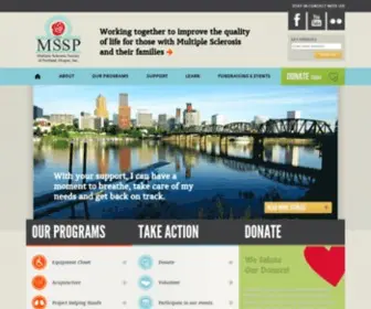 Msoregon.org(MS Society of Portland) Screenshot