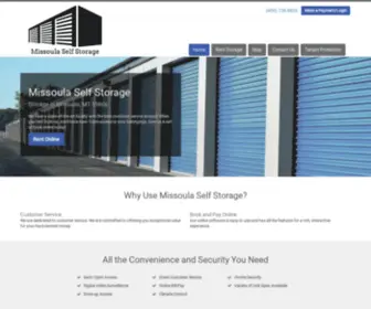 Msoselfstorage.com(Missoula Self Storage) Screenshot