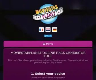 MSP-Hack.com(Moviestarplanet Hack) Screenshot