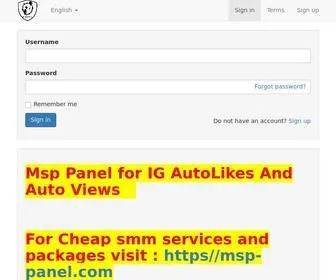 MSP-Panel.in(Msp panel) Screenshot