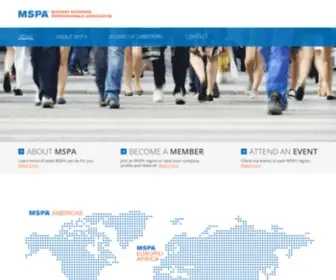 Mspa-Global.org(MSPA Global) Screenshot