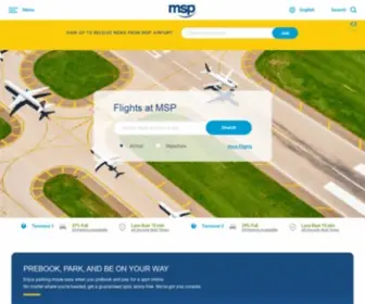 Mspairport.com(MSP Airport) Screenshot