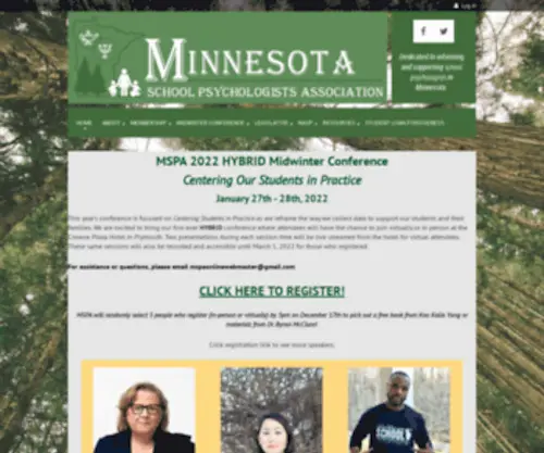 Mspaonline.net(Minnesota School Psychologists Association) Screenshot