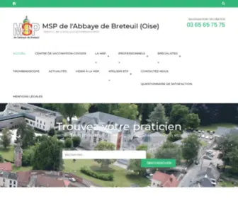 MSPbreteuil60.fr(MSP de l'Abbaye de Breteuil (Oise)) Screenshot