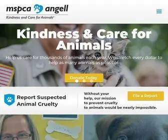 MSpca.org(A non) Screenshot