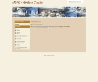 Mspe-WC.org(Missouri Society of Professional Engineers) Screenshot