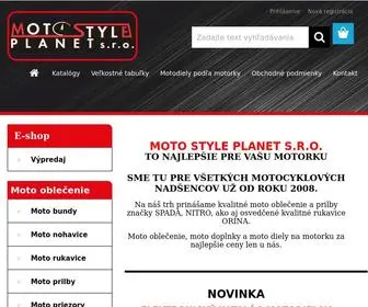 MSplanet.sk(Výstroj pre motorku) Screenshot