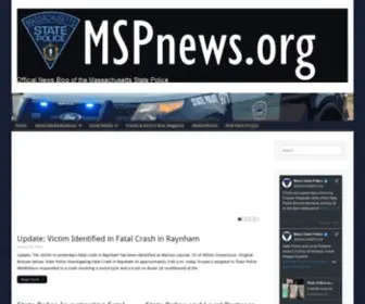 MSpnews.org(Official News Blog of the Massachusetts State Police) Screenshot