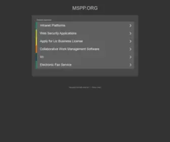 MSPP.org(MSPP) Screenshot